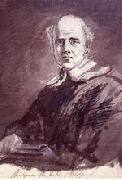 George Hayter Drawing portrait of John Russell, 6th Duke of Bedford oil